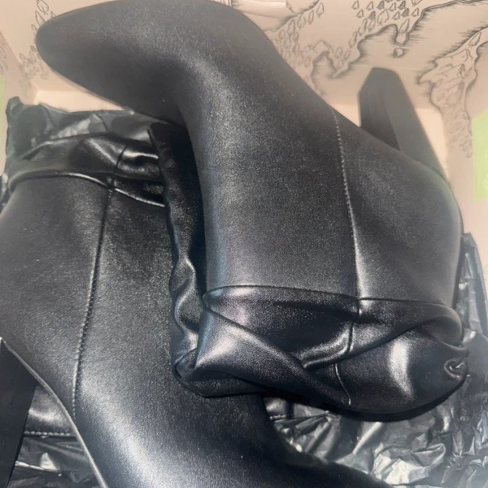 Banana Republic Black Heeled Boots